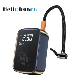 LEIBOO Wired/Wireless Car Air Compressor, for Motorcycle Bicycle, Car Tyre and more…