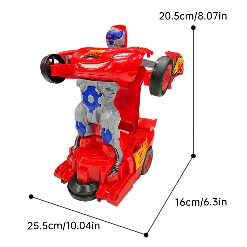 רכב מירוץ אדום רובוט מתממשק