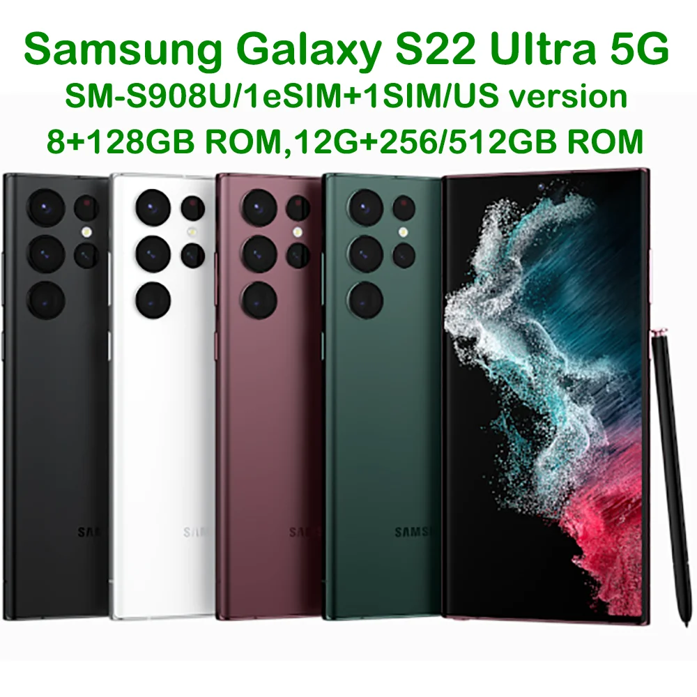 סמארטפון סמסונג גלקסי S22 אולטרה 5G משומש