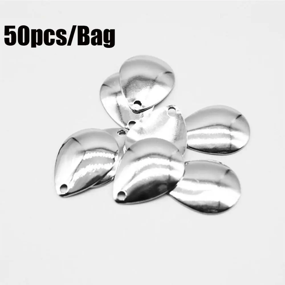 סט 50 פיסות פיתוי דייגים עם כפות ניקל