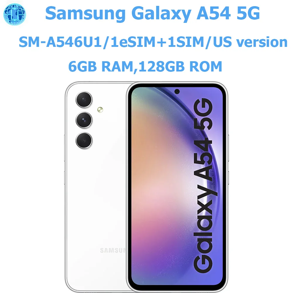 סמארטפון סמסונג גלקסי A54 5G בצבע שחור