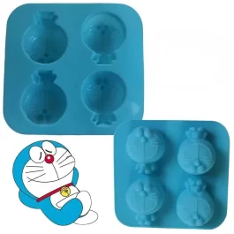 תבניות סיליקון לעוגות דורהימון 4 חורים