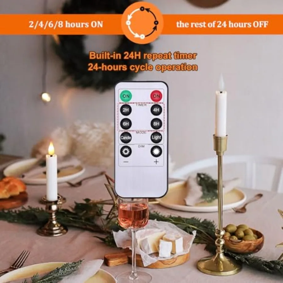 סט נרות LED צפים עם אפקט מרהיב