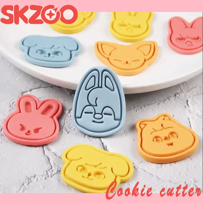 תבנית עוגיות בעיצוב חיות מצוירות SKZOO K-pop