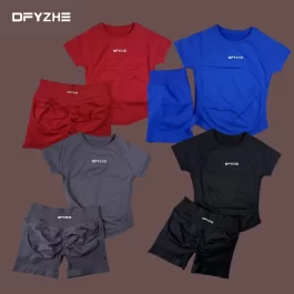 סט ספורטיים DFYZHE – טופ וחצאית קצרים
