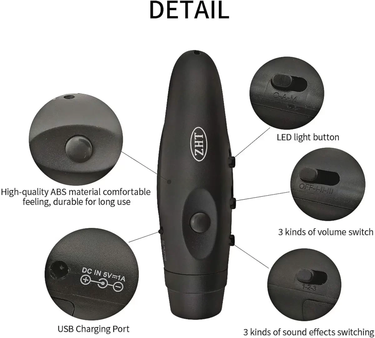 שריקות אלקטרוניות עם טעינה ב-USB