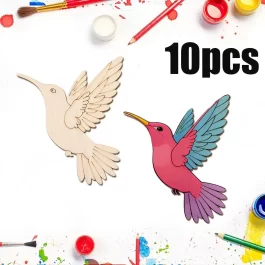 סט חיתוכי עץ של בעלי חיים – 10 יחידות