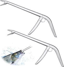 2 יחידות מסיר חכות דגים מפלדת אל חלד 11-1/2 אינצ’
