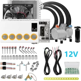 ערכת מיזוג אוויר חשמלית קירית 12V לרכב
