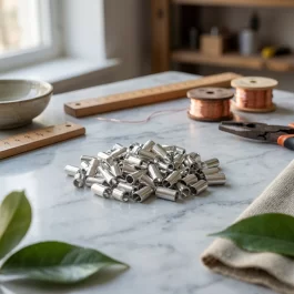 600 יחידות צינור קרימפ לדייג – מחבר מתכת עמיד