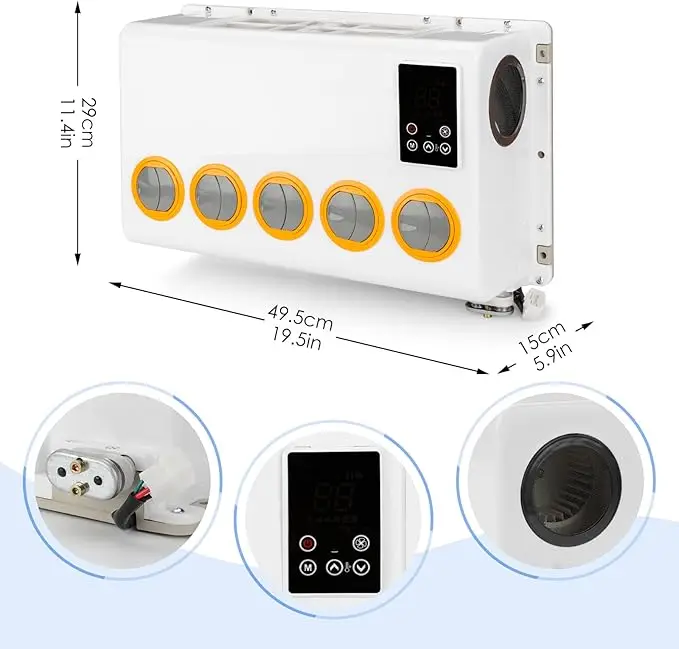 ערכת מיזוג אוויר חשמלית 12V לרכבים