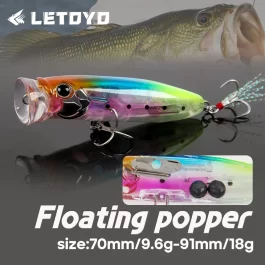לוכד דגים FLOATING POPPER 9.6g/18g LETOYO