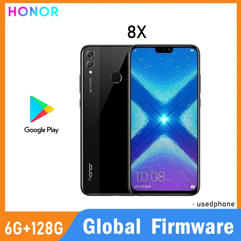 סמארטפון HONOR 8X עם מצלמה 20MP